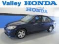 2004 Eternal Blue Pearl Honda Civic EX Sedan  photo #1