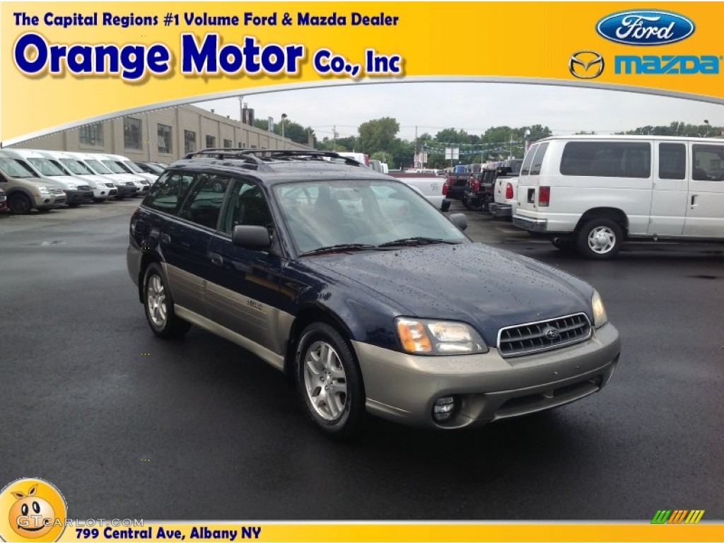 2004 Outback Wagon - Mystic Blue Pearl / Gray photo #1