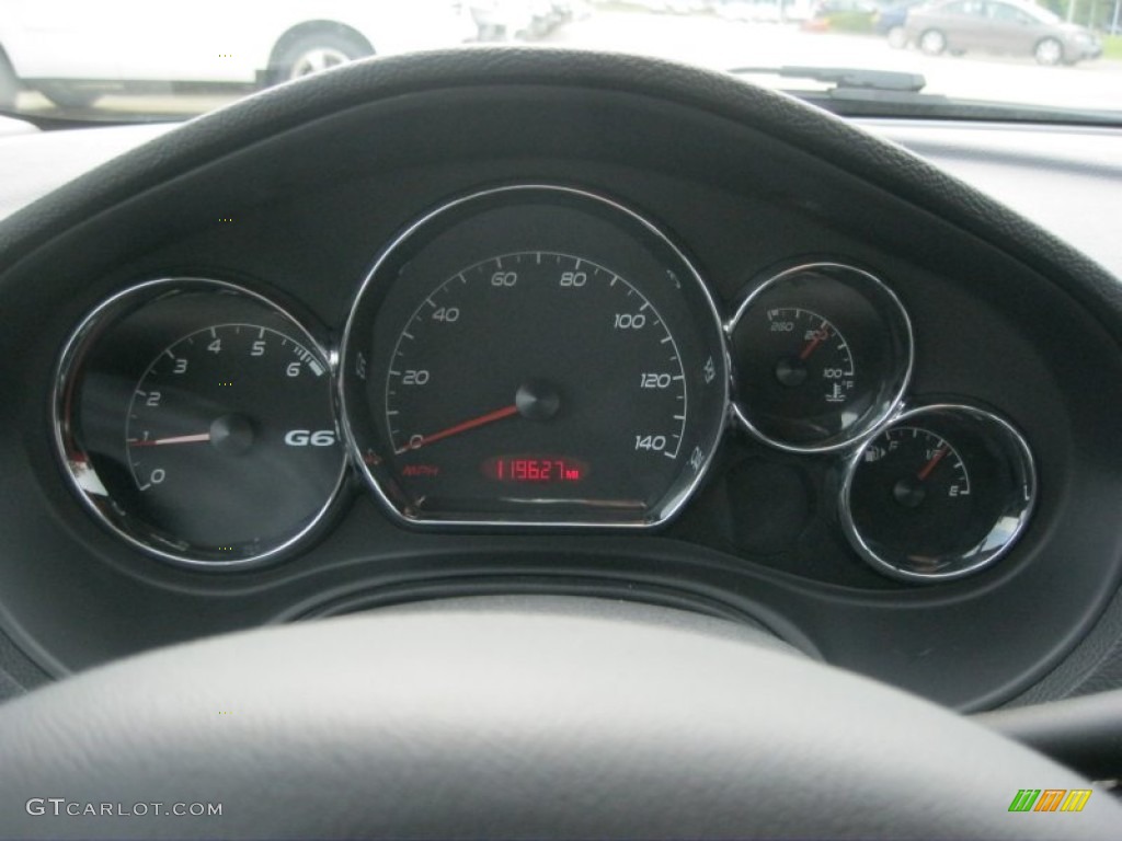 2005 Pontiac G6 GT Sedan Gauges Photo #85020626