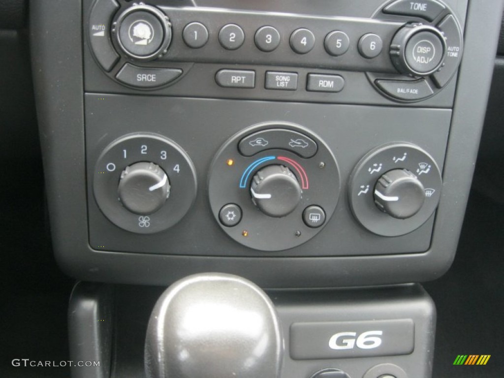 2005 Pontiac G6 GT Sedan Controls Photo #85020668