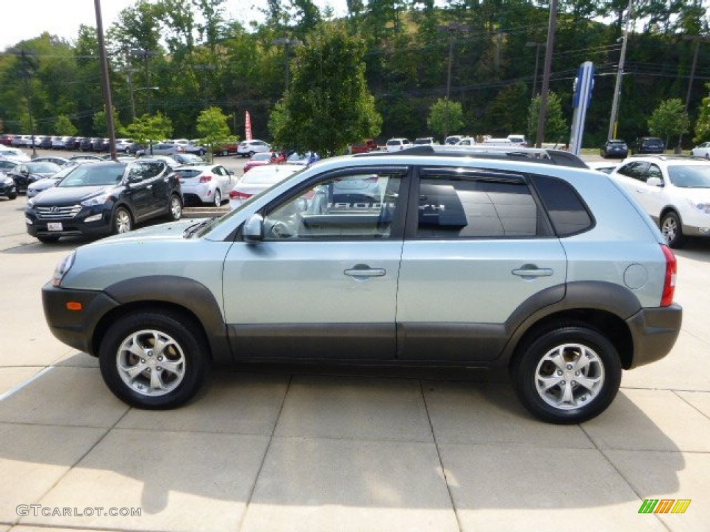 Alpine Frost 2009 Hyundai Tucson GLS Exterior Photo #85022729