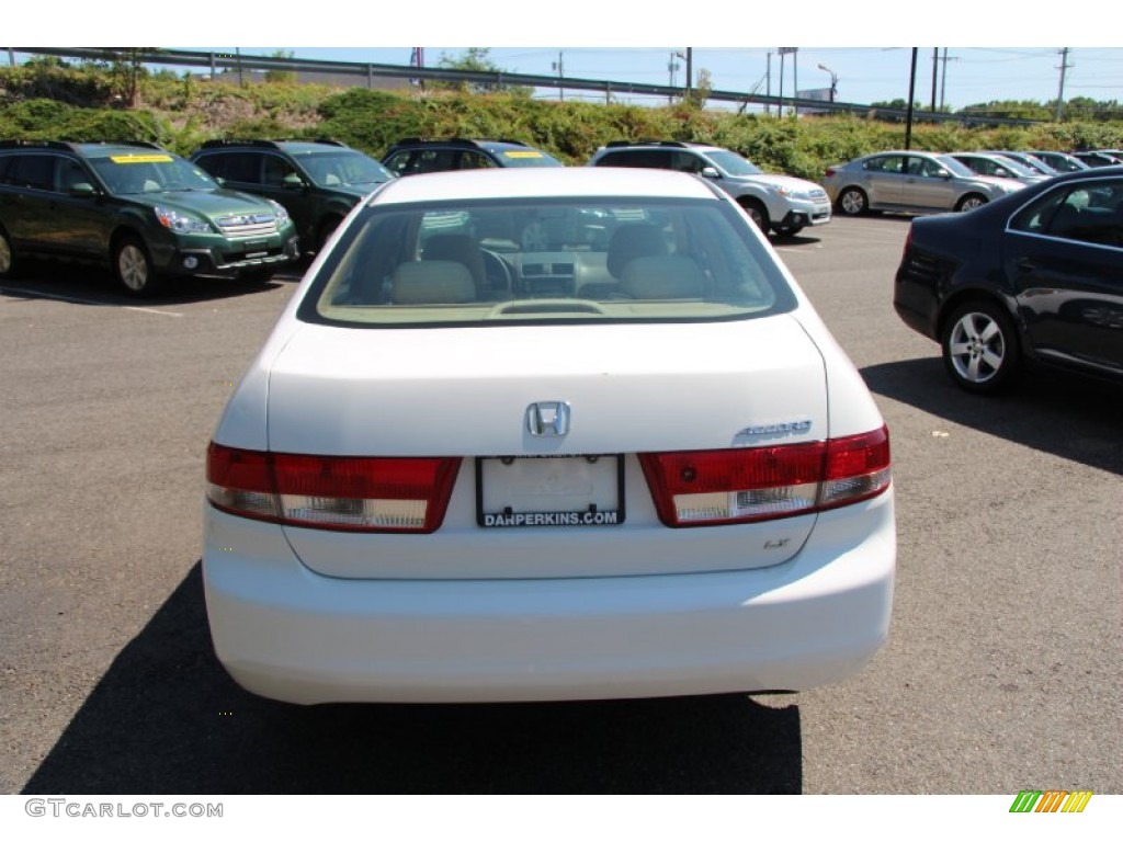 2003 Accord LX Sedan - Taffeta White / Ivory photo #7