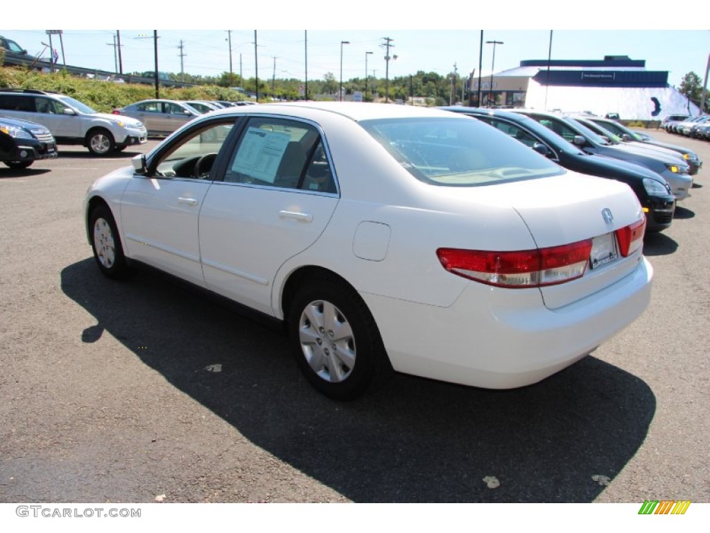 2003 Accord LX Sedan - Taffeta White / Ivory photo #10