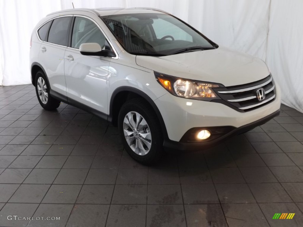 White Diamond Pearl Honda CR-V