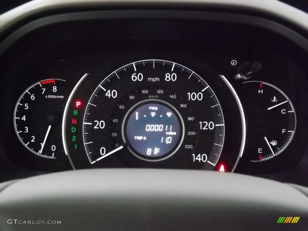 2013 CR-V LX - Twilight Blue Metallic / Gray photo #19