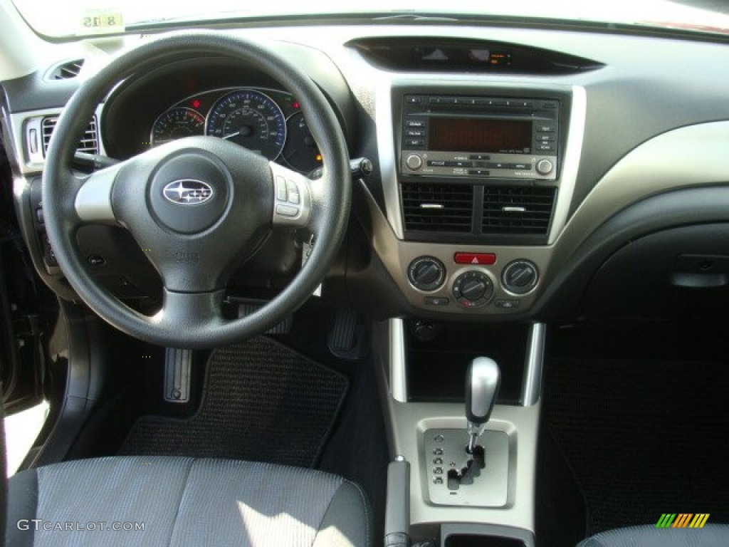 2010 Forester 2.5 X Premium - Obsidian Black Pearl / Black photo #10