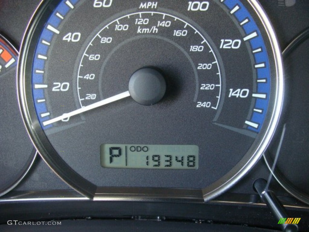 2010 Forester 2.5 X Premium - Obsidian Black Pearl / Black photo #12