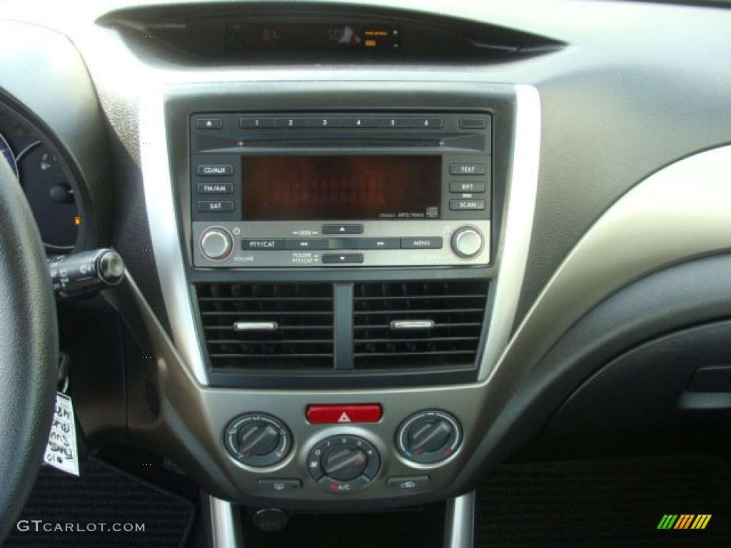 2010 Forester 2.5 X Premium - Obsidian Black Pearl / Black photo #13