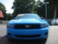2011 Grabber Blue Ford Mustang V6 Coupe  photo #2