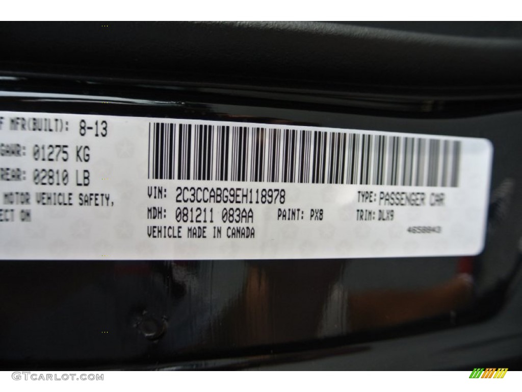 2014 300 Color Code PX8 for Gloss Black Photo #85028359