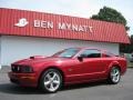 Dark Candy Apple Red 2008 Ford Mustang GT Premium Coupe