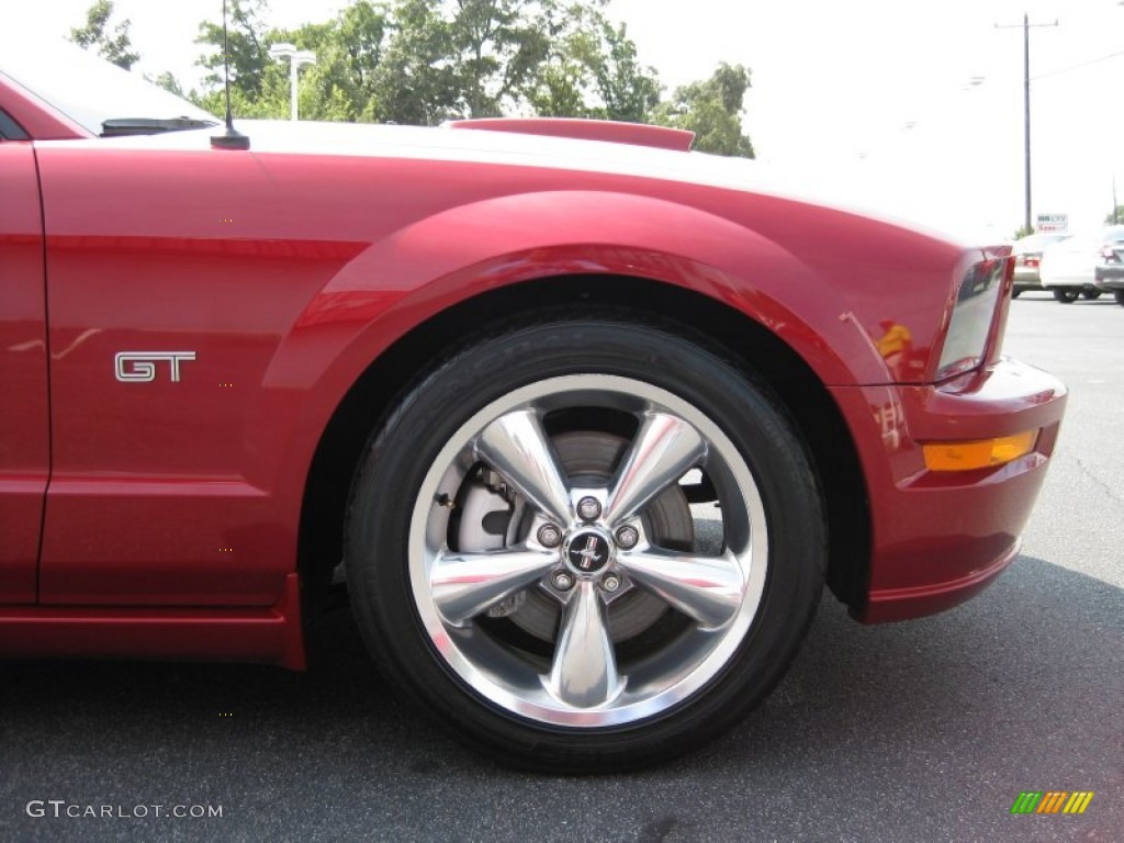 2008 Mustang GT Premium Coupe - Dark Candy Apple Red / Dark Charcoal photo #5