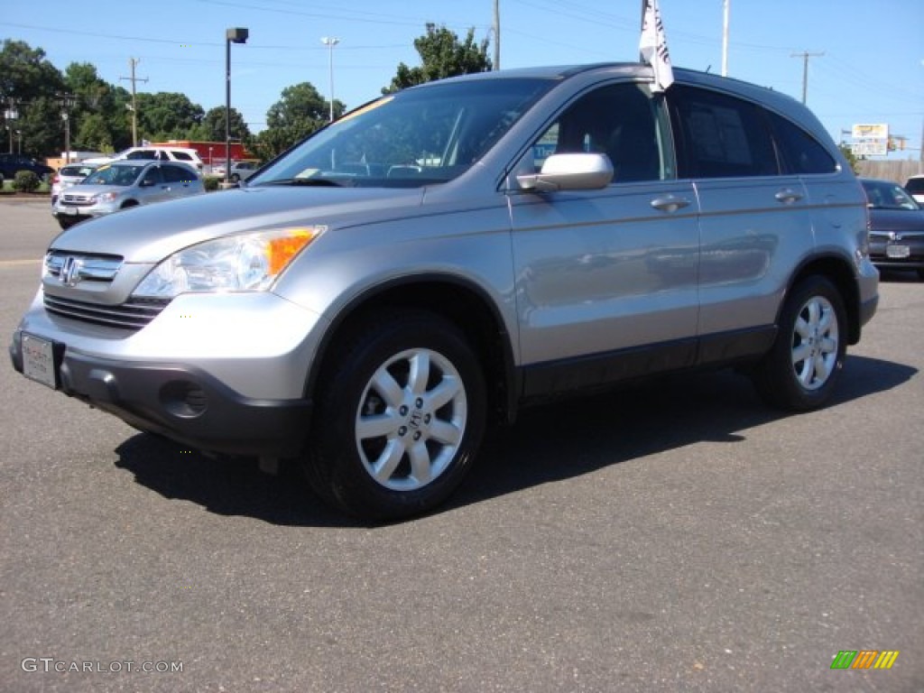 2008 CR-V EX-L 4WD - Whistler Silver Metallic / Black photo #2