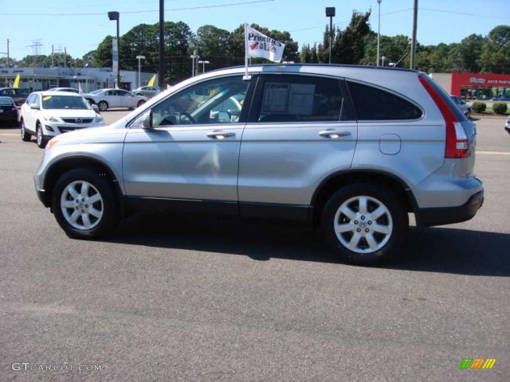 2008 CR-V EX-L 4WD - Whistler Silver Metallic / Black photo #3