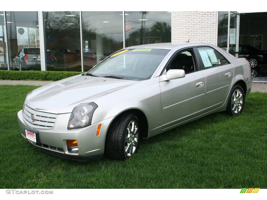 2007 CTS Sedan - Light Platinum / Ebony photo #1