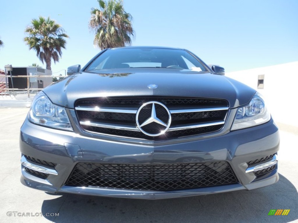 Steel Grey Metallic 2014 Mercedes-Benz C 250 Coupe Exterior Photo #85029094