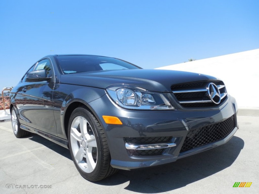 Steel Grey Metallic 2014 Mercedes-Benz C 250 Coupe Exterior Photo #85029307