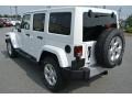 Bright White 2014 Jeep Wrangler Unlimited Sahara 4x4 Exterior