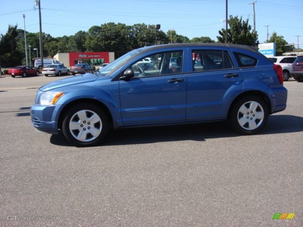 2007 Caliber SXT - Marine Blue Pearl / Pastel Slate Gray photo #3