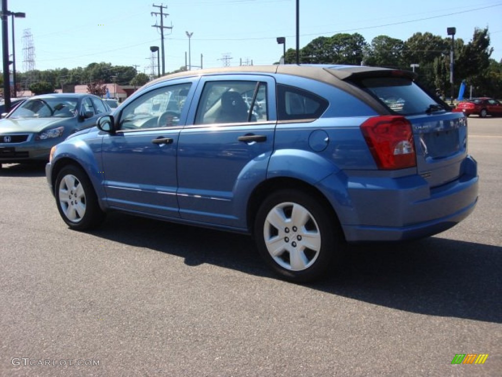 2007 Caliber SXT - Marine Blue Pearl / Pastel Slate Gray photo #4