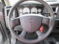 Medium Slate Gray 2007 Dodge Ram 2500 SLT Quad Cab 4x4 Steering Wheel