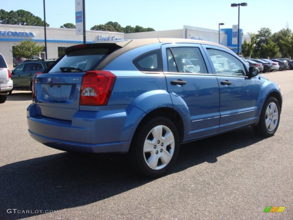 2007 Caliber SXT - Marine Blue Pearl / Pastel Slate Gray photo #6