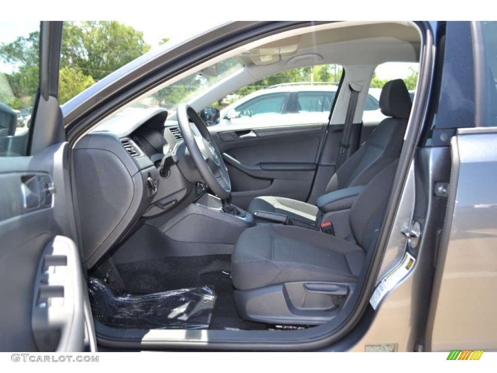 Titan Black Interior 2014 Volkswagen Jetta S Sedan Photo #85030834