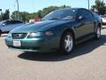 2001 Tropic Green metallic Ford Mustang V6 Coupe  photo #1