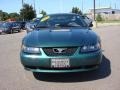 2001 Tropic Green metallic Ford Mustang V6 Coupe  photo #8