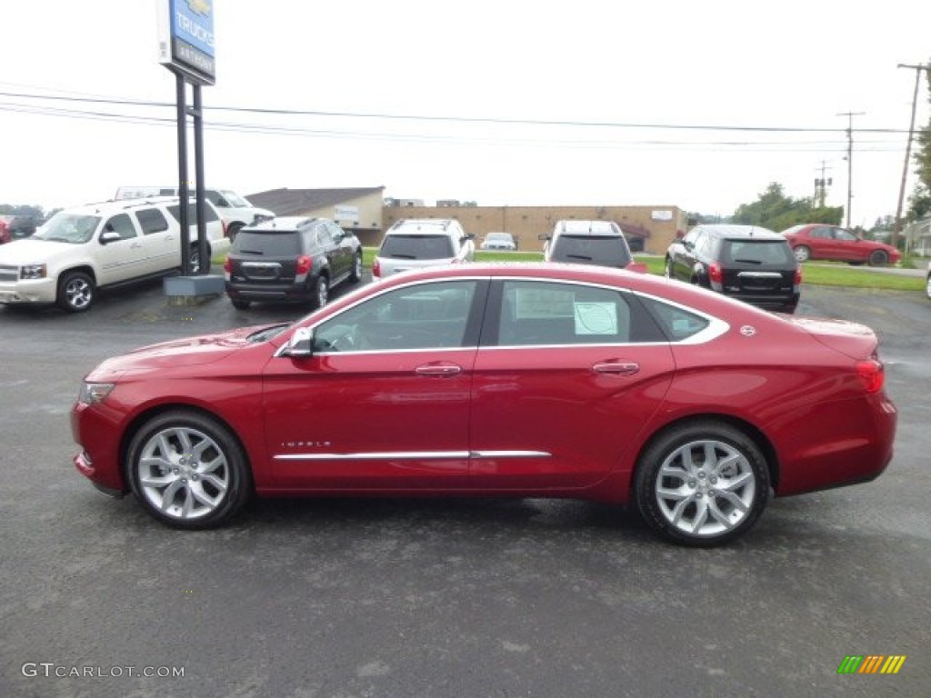 2014 Impala LTZ - Crystal Red Tintcoat / Jet Black photo #4