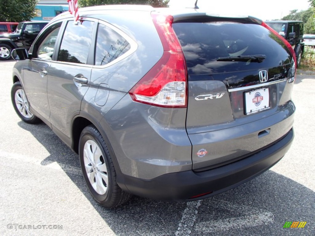 2012 CR-V EX-L 4WD - Polished Metal Metallic / Gray photo #9