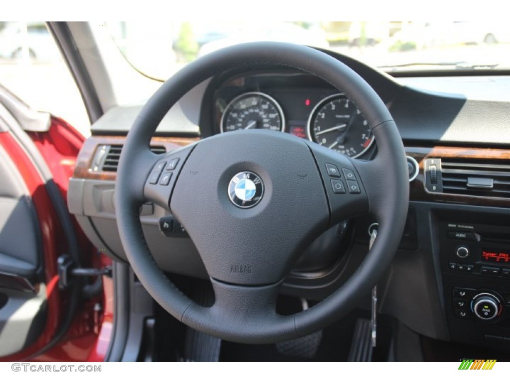 2011 3 Series 328i xDrive Sedan - Vermillion Red Metallic / Black photo #16