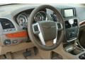 Dark Frost Beige/Medium Frost Beige Steering Wheel Photo for 2014 Chrysler Town & Country #85033408
