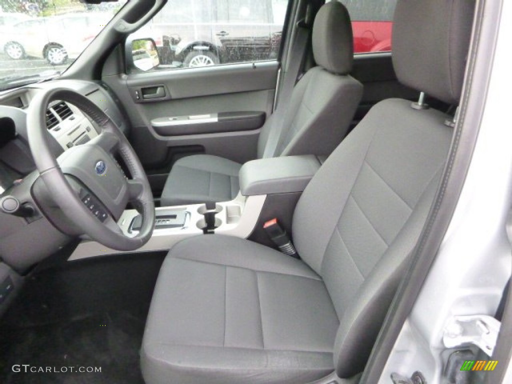 2012 Escape XLT V6 4WD - Ingot Silver Metallic / Charcoal Black photo #8