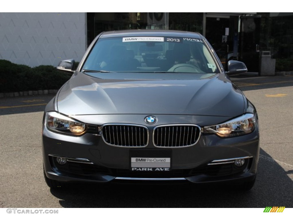 2013 3 Series 328i xDrive Sedan - Mineral Grey Metallic / Black photo #2