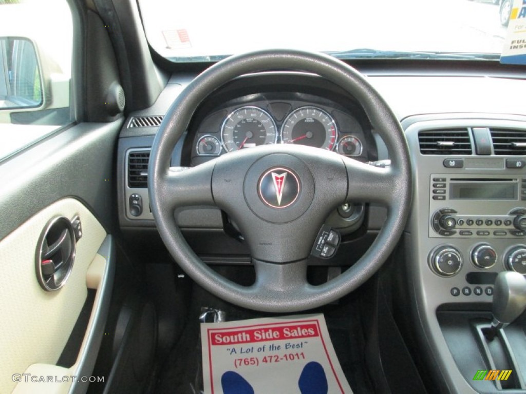 2006 Pontiac Torrent Standard Torrent Model Sand Beige Steering Wheel Photo #85034365