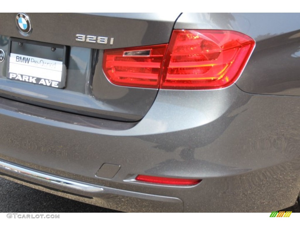 2013 3 Series 328i xDrive Sedan - Mineral Grey Metallic / Black photo #22