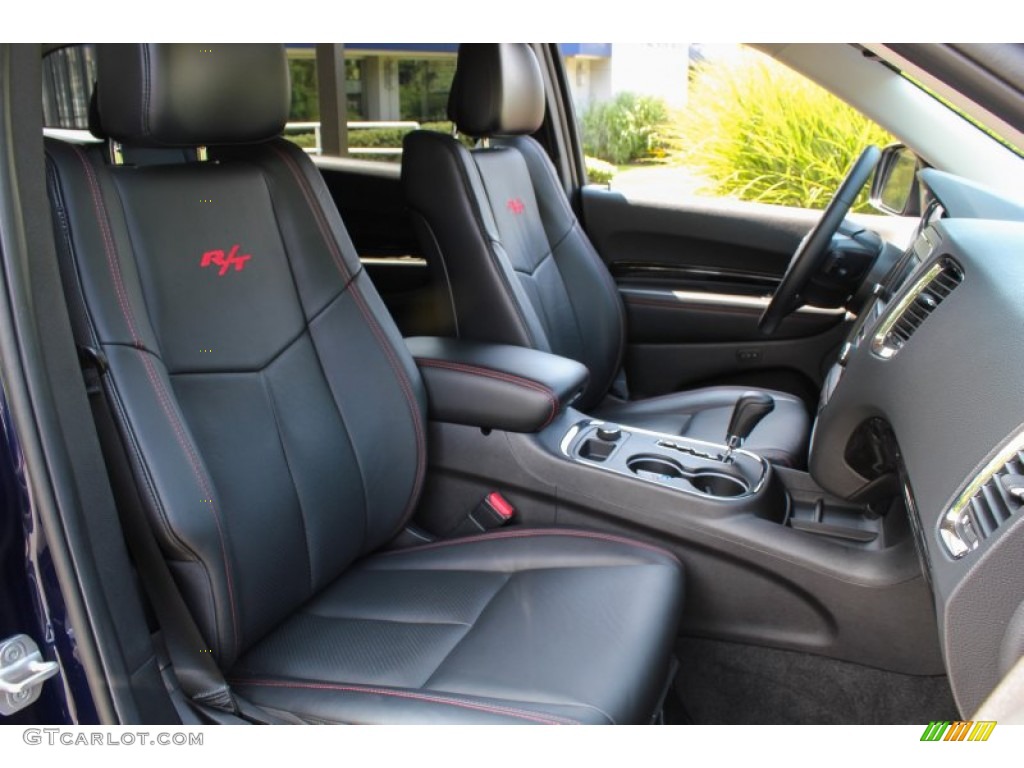 Black Interior 2012 Dodge Durango R/T AWD Photo #85034608