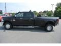 2013 Black Ram 3500 Laramie Longhorn Crew Cab 4x4 Dually  photo #3