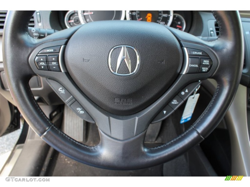 2010 TSX Sedan - Crystal Black Pearl / Ebony photo #13