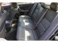 2010 Acura TSX Ebony Interior Rear Seat Photo