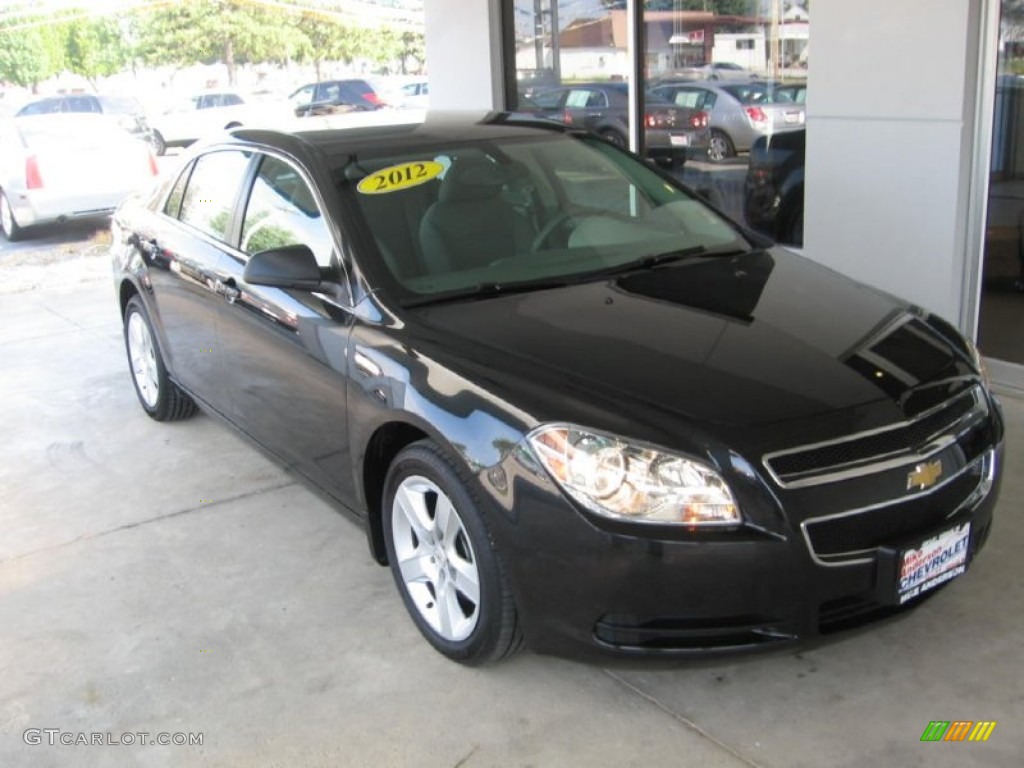 2012 Malibu LS - Black Granite Metallic / Titanium photo #1