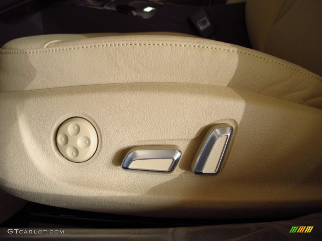 2014 A4 2.0T quattro Sedan - Glacier White Metallic / Velvet Beige/Moor Brown photo #23