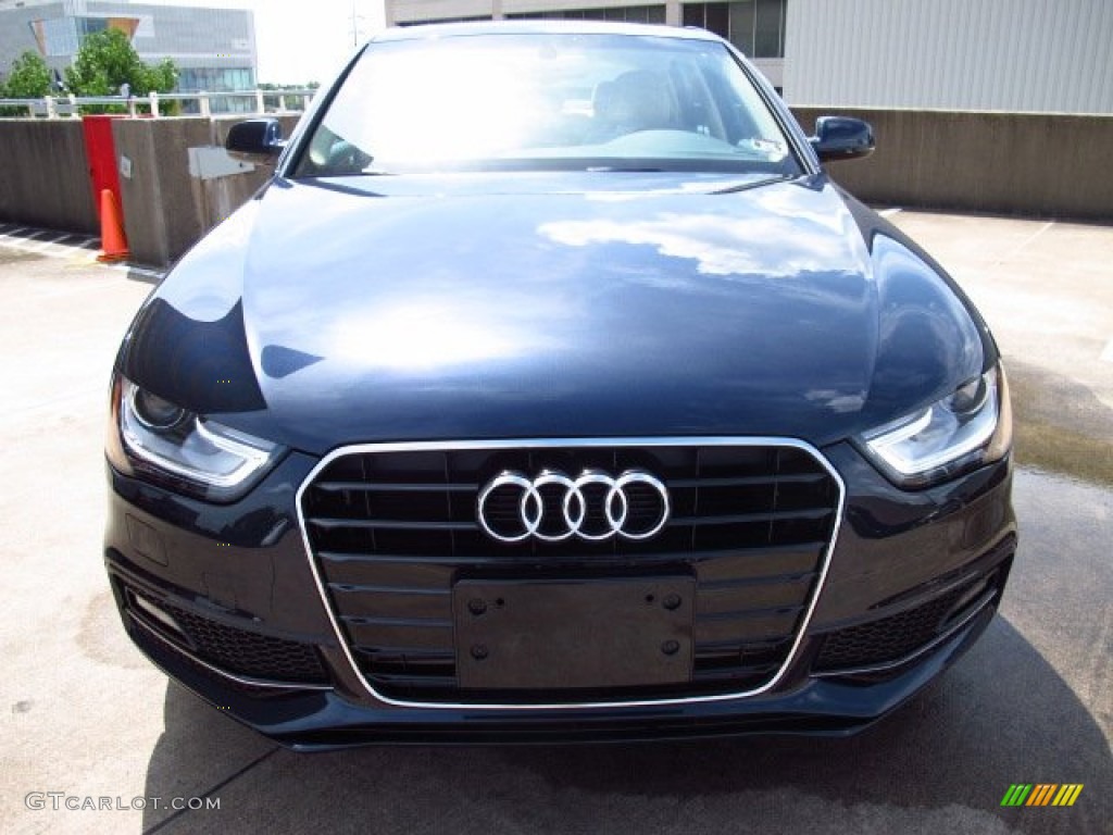 2014 A4 2.0T Sedan - Moonlight Blue Metallic / Velvet Beige photo #6