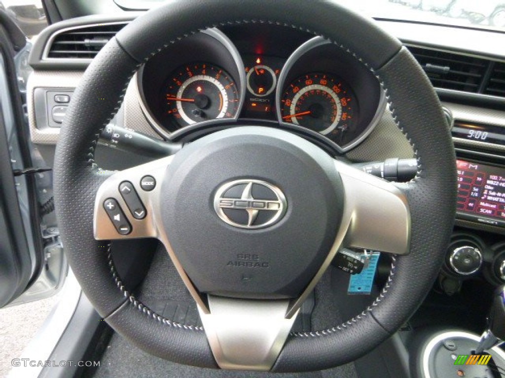 2014 Scion tC Series Limited Edition Dark Charcoal Steering Wheel Photo #85037356