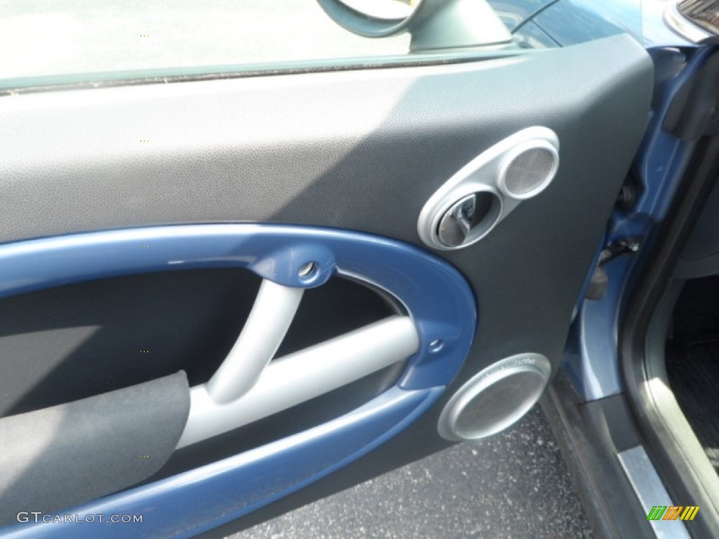 2005 Cooper Convertible - Cool Blue Metallic / Space Grey/Panther Black photo #7