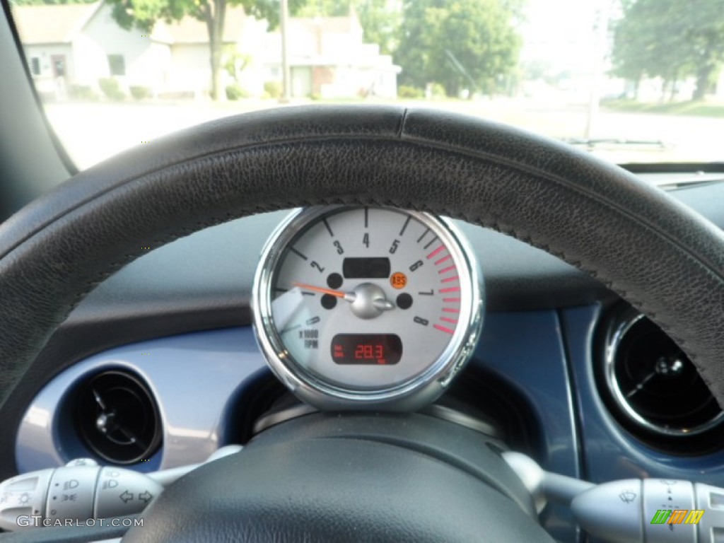 2005 Cooper Convertible - Cool Blue Metallic / Space Grey/Panther Black photo #9