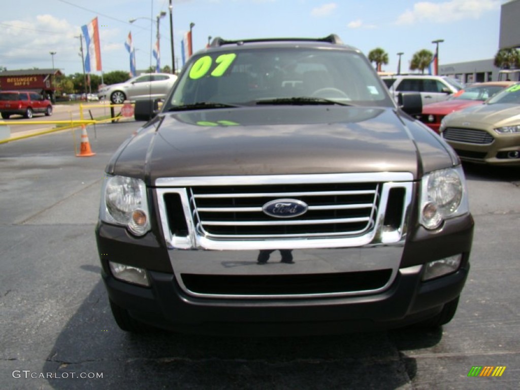 2007 Explorer Sport Trac XLT - Dark Stone Metallic / Light Stone photo #3
