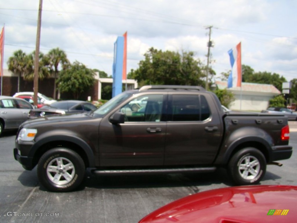 2007 Explorer Sport Trac XLT - Dark Stone Metallic / Light Stone photo #5