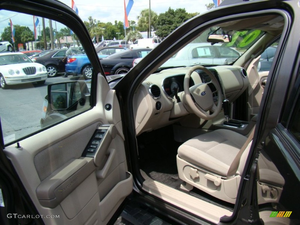 2007 Explorer Sport Trac XLT - Dark Stone Metallic / Light Stone photo #9